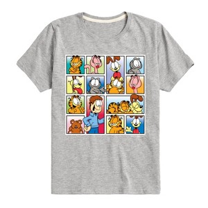 Boys' - Garfield - Friends Short Sleeve Graphic T-Shirt - 1 of 4