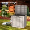 30 Gallon Resin Deck Box, Lockable Waterproof Ourdoor Storage Container for Pool Accessories, Patio and Garden Tools - 2 of 4