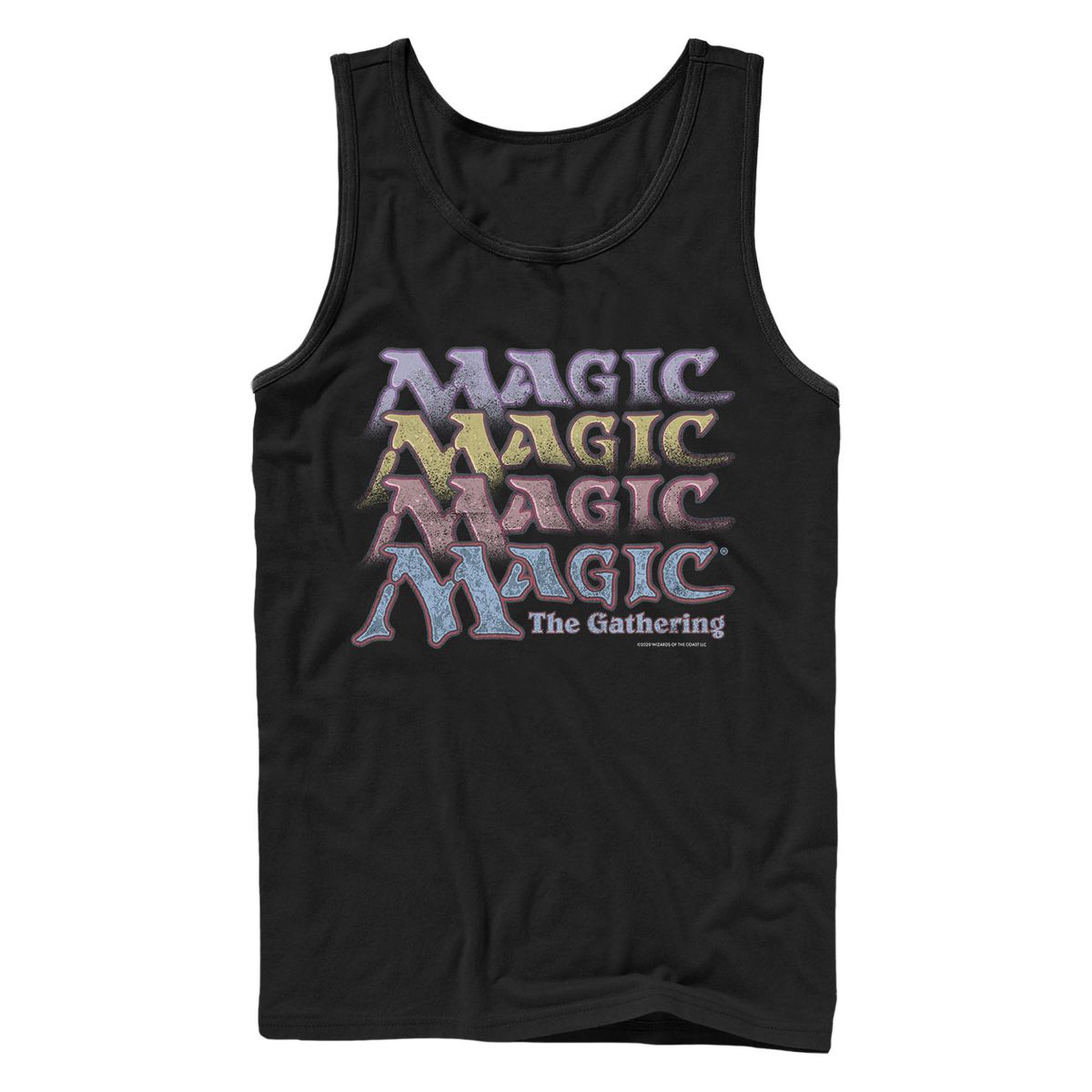 Men's Magic the Gathering Rainbow Fade Tank Top