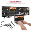 SIIG USB-C MST Video with Hub, LAN and PD 3.0 Docking - for Notebook/Desktop PC - 100 W - USB Type C - 4 x USB Ports - 3 x USB 3.0 - Network (RJ-45) - 3 of 4