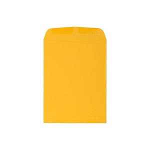 JAM Paper Specialty Envelope 9" x 12" Sunflower Yellow 50/Pack (212816063i) - 1 of 2