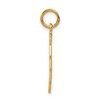 Black Bow Jewelry 14k Yellow Gold Taken Charm or Pendant, 4mm - 2 of 4