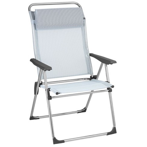 Lafuma Alu Cham Xl Folding, Adjustable 5-position Reclining Outdoor Mesh Sling Chair For Beach, Backyard, Patio, : Target