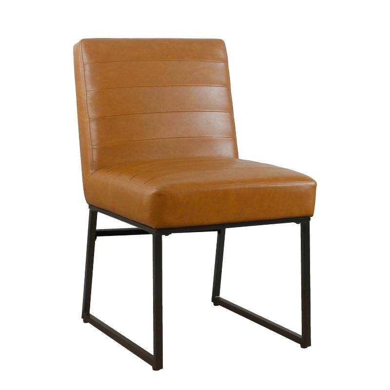 Channeled Metal Dining Chair - HomePop, 2 of 13