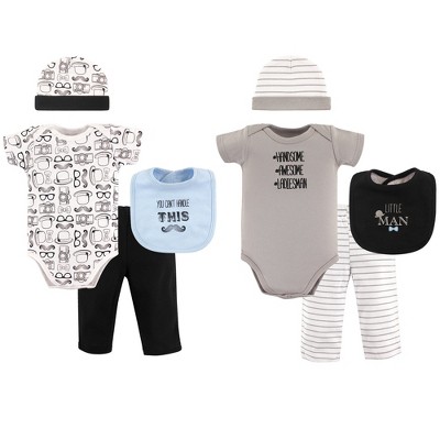 Hudson Baby Infant Boy Layette Boxed Giftset, Gentleman, 0-6 Months
