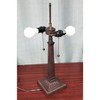 Amora Lighting Tiffany Style Multi Color Mission Table Lamp 22" High - 2 of 2