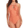 Clearlove One Piece Swimsuits for Women Tummy Control Swimwear Training Athletic Slimming Cutout Bathing Suits - 2 of 4