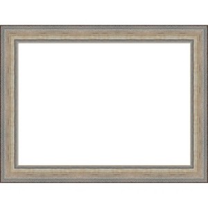 Amanti Art Fleur Champagne Silver Framed Dry Erase Magnetic Board - 1 of 4