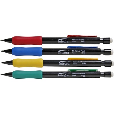 Integra Grip Mechanical Pencil Refillable .5mm Assorted 36152