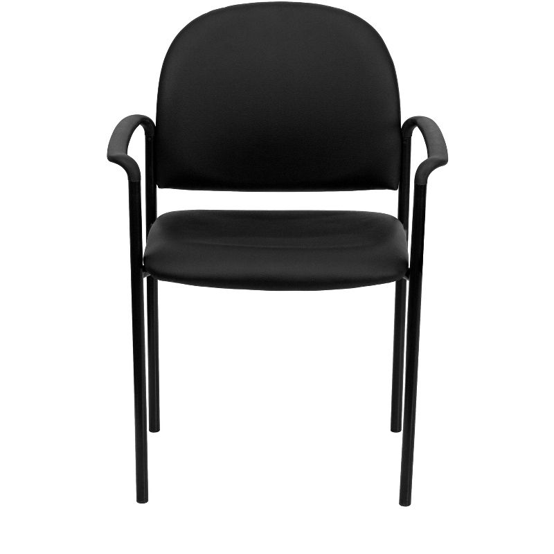 Flash Furniture Comfort Stackable Steel Side Reception Chair with Arms, 5 of 17
