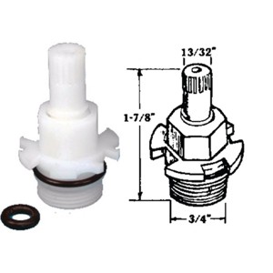 United States Hardware  Utopia Faucet Stem P-119C - 1 of 2