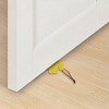 Unique Bargains Door Stop Four-Leaf Grass Door Stop Rubber Pink 2.52"x3.27"x0.83" 1 Pcs - 2 of 4