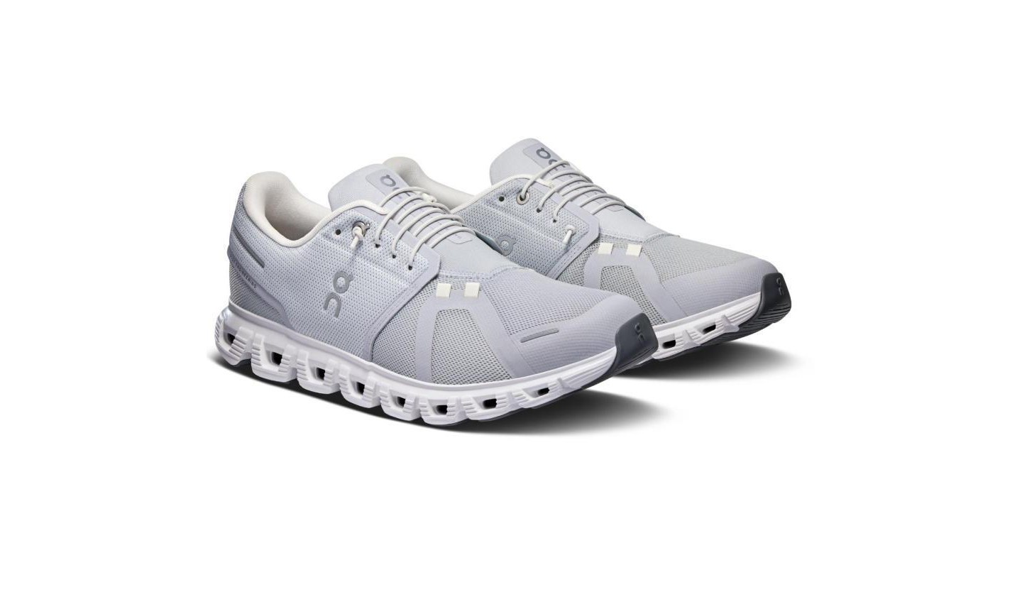 Мужские кроссовки ON SHOES On Cloud 6 Sneakers Running Shoes Glacier / White, Size 11 — фото 2