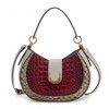 MKF Collection Jain Women’s Luxe Croc-Embossed Half Moon Shoulder Bag by Mia K - 2 of 4