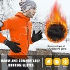 Running Gloves Touchscreen Anti-Slip Gloves Lightweight Fleece Sports Gloves Warm Windproof Winter Glove Liner for Men and Women Outdoor - 2 of 4
