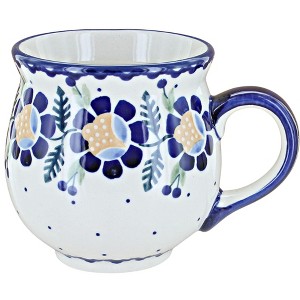 Blue Rose Polish Pottery K068 Manufaktura Large Bubble Mug - 1 of 1