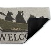 Stupell Industries Welcome Rowing Bears Printed Outdoor Imitation Sisal Door Mat, design by Jim Baldwin - 2 of 4