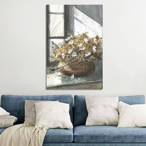 iCanvas Daisies in The Window by George Bjorkland Canvas Print Wall Art - 1 of 3