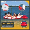 Swimline Solstice Inflatable SuperChill Island 6 Person Water Raft Float Lounger - 4 of 4