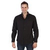 Gioberti Men's 100% Cotton Twill Oxford Shirt with Contrast - 2 of 3