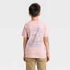 Boys' Short Sleeve Graphic T-Shirt - Cat & Jack™ Pink - 3 of 4