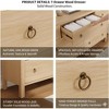 TackView Fluted Dresser for Bedroom Chest of Dressers Tall Dresser for Closet - 3 of 4