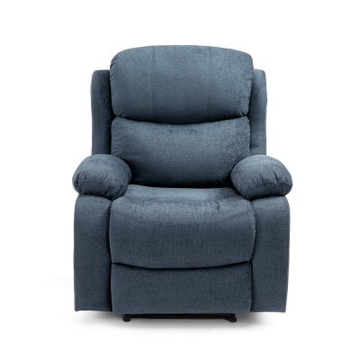 Porterdale Contemporary Pillow Tufted Massage Recliner Charcoal - Christopher Knight Home: Wired Remote, Heat Function