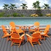 WestinTrends Dylan HDPE Outdoor Patio Adirondack Chair (12-Piece Set) - 2 of 4