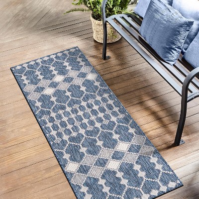 Unique Loom Outdoor Trellis Traliccio Trellis Woven Area Rug