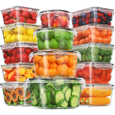 28-PCS Extra Large BPA-Free Freezer Containers, Airtight & Leak-Proof