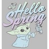 Men's Star Wars The Mandalorian Grogu Hello Spring T-Shirt - 2 of 4