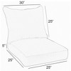 Sunbrella Outdoor Deep Seat Pillow and Cushion Set - Sorra Home - 2 of 4