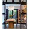 Urban Ambiance Luxury Glam Indoor Chandelier,  16-3/8''H x 24-7/8"W x 24-7/8''D,  Gold Ombre Finish, UHP4951 - 2 of 4