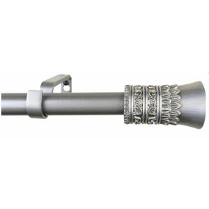 Urbanest 1-inch Diameter Tribale Adjustable Single Drapery Curtain Rod - 1 of 4
