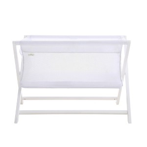 BreathableBaby Breathable Mesh Portable Sleeper, White, From Bedside to Travel - 1 of 4