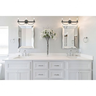 Williamson Black 3-Light Dimmable Vanity Light