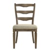 Acme Furniture Parfield Dining Chair Fabric/Weathered Oak Finish - 2 of 4