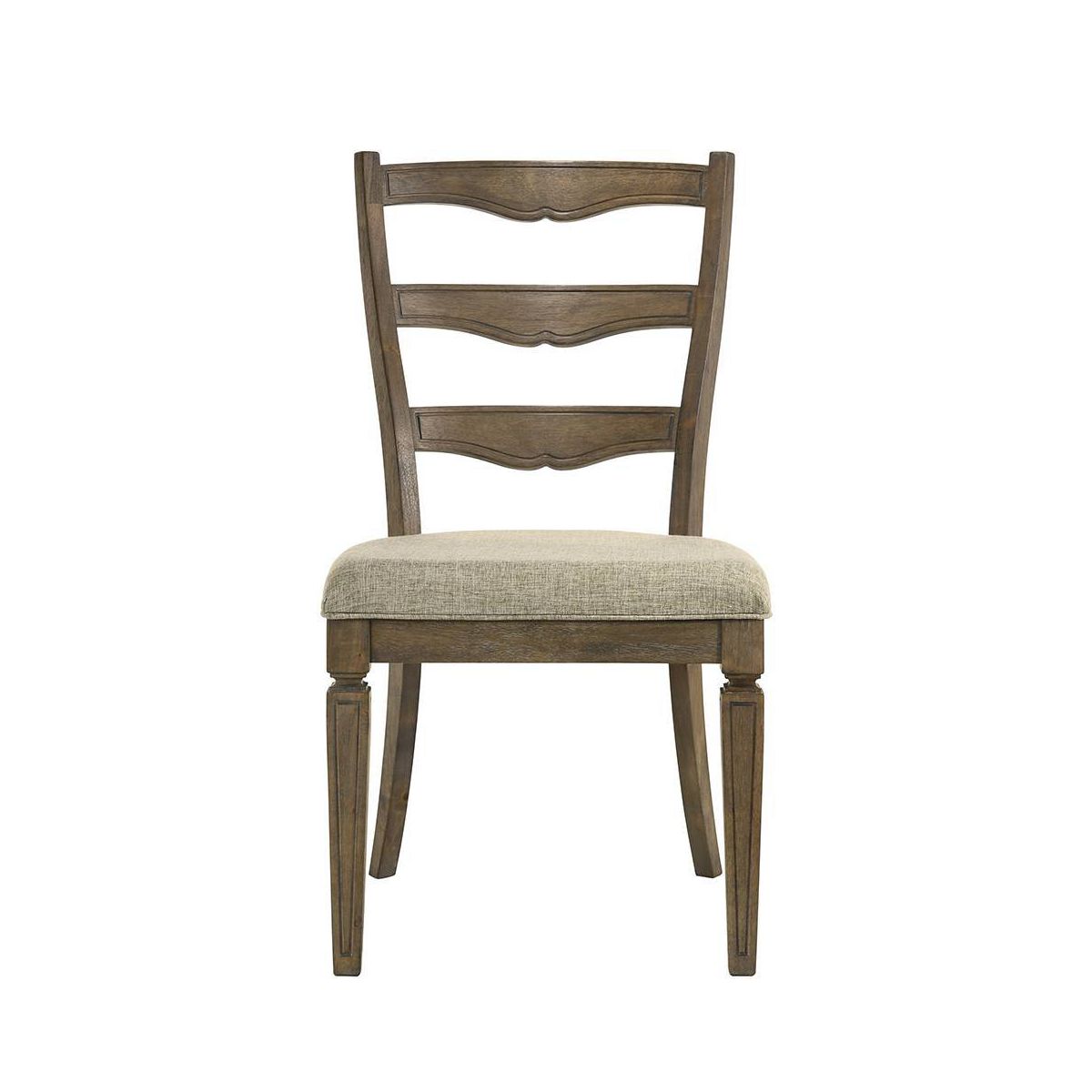 Acme Furniture Parfield Dining Chair Fabric/Weathered Oak Finish - thumbnail 2