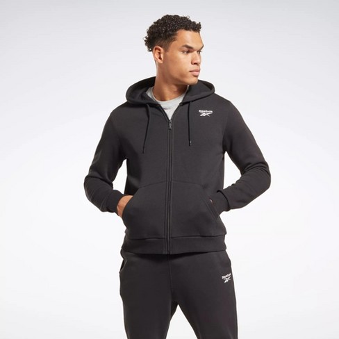 Men's Adaptive Seated Fit Ultra Soft Fleece Hoodie - Goodfellow & Co™ Black  S : Target