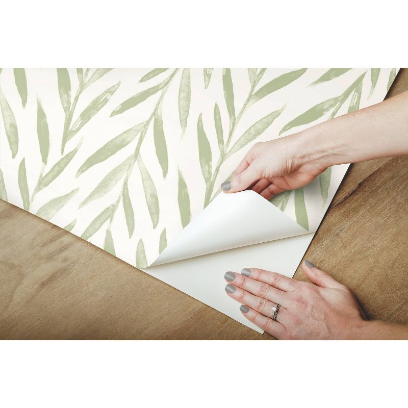 RoomMates Willow Magnolia Home Wallpaper Green, 4 of 7