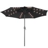 Sonkuki Patio 10FT LED Market Umbrellas With Solar Lights, Table Umbrella for Patio and Outdoor With Tilt Button for Deck and Pool - 2 of 4