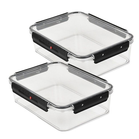 Sharpchef Airtight Food Storage Container With Easy Locking Lids, Date ...