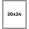 PosterPalooza | Textured Grey Picture Frame - UV Acrylic, Foam Board Backing, Hanging Hardware - 2 of 4