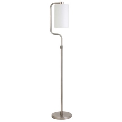 Hudson and Canal 62" Tall Floor Lamp with Fabric Shade