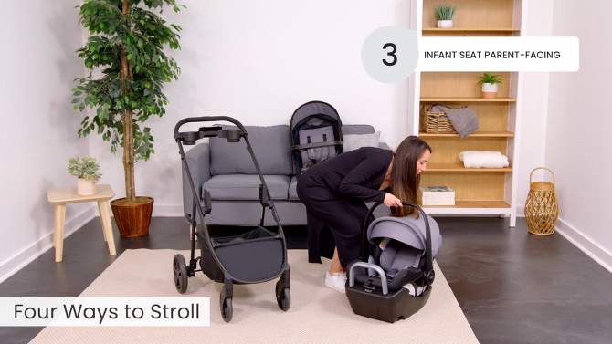 Britax Brook+ Modular Baby Stroller - Graphite Onyx, 2 of 6, play video
