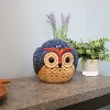 Sunnydaze Indoor Home Office Decorative Smooth Glazed Ceramic Owl Tabletop Water Fountain Feature - 7" - 4 of 4