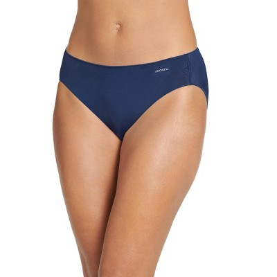 Super Soft Lace Detail High Waist Bikini Panty - Blue horizon