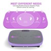 NAYSAYE Vibration Plate Whole Body Exercise Machine for Lymphatic Drainage Shaking Workout Board and Weight Loss, Purple, 22.1"*13.8"*6.1" - 4 of 4