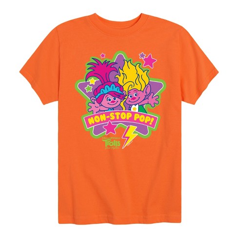 Boys' - Trolls - Non-Stop Pop Viva and Poppy Short Sleeve Graphic T-Shirt - image 1 of 4