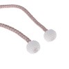 Unique Bargains Magnetic Buckle Small Faux Pearl Curtain Tie Polyester Rare Earth Magnet 2 Pcs - 3 of 4